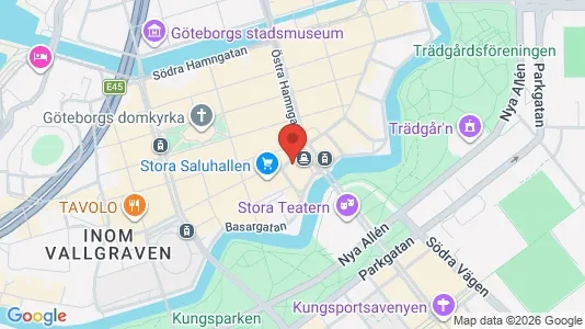Affärslokaler att hyra i Göteborg Centrum - kort over placeringen