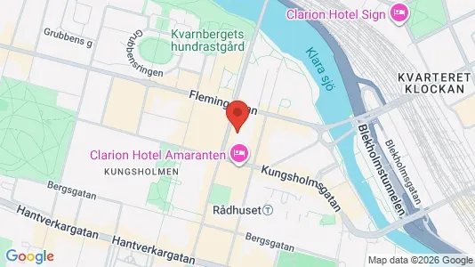 Kontorslokaler att hyra i Kungsholmen - kort over placeringen