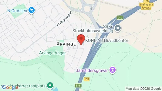 Kontorslokaler att hyra i Västerort - kort over placeringen