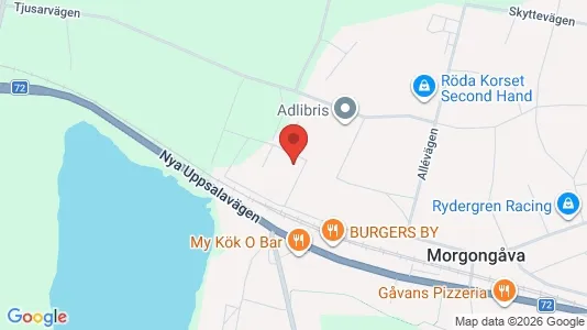 Affärslokaler att hyra i Heby - kort over placeringen