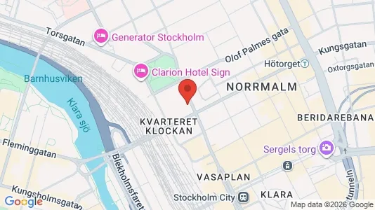 Affärslokaler att hyra i Järfälla - kort over placeringen