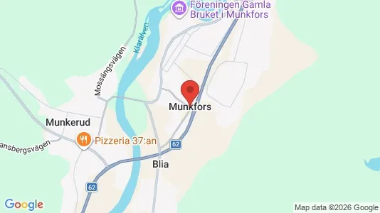 Restauranglokaler att hyra i Munkfors - kort over placeringen