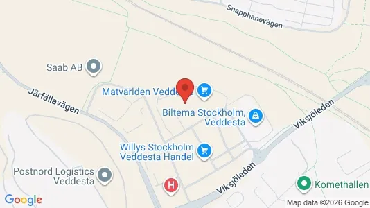 Kontorslokaler att hyra i Järfälla - Bild från Google Street View