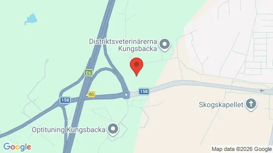 Kontorslokaler att hyra i Kungsbacka - kort over placeringen