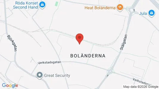 Kontorslokaler att hyra i Uppsala - kort over placeringen