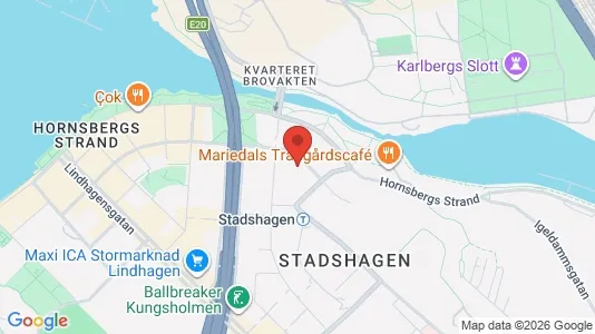 Kontorslokaler att hyra i Kungsholmen - kort over placeringen