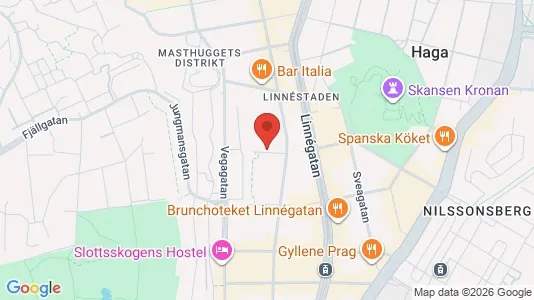 Affärslokaler att hyra i Göteborg Centrum - kort over placeringen
