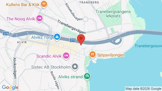 Kontorslokaler att hyra i Västerort - kort over placeringen