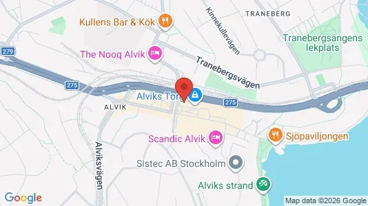 Kontorslokaler att hyra i Västerort - kort over placeringen