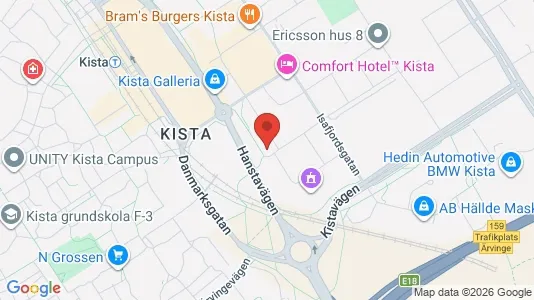 Kontorslokaler att hyra i Västerort - kort over placeringen