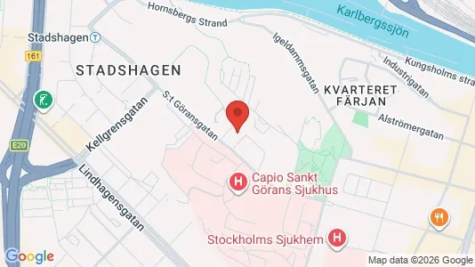 Kontorslokaler att hyra i Kungsholmen - kort over placeringen