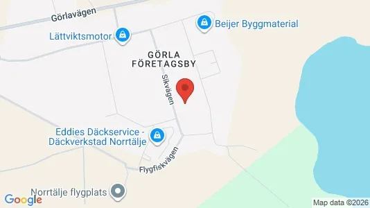 Industrilokaler att hyra i Norrtälje - Bild från Google Street View