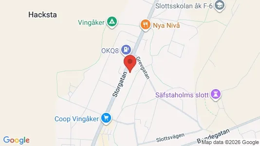 Kontorslokaler att hyra i Vingåker - Bild från Google Street View