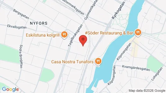 Bostadsfastigheter till försäljning i Eskilstuna - kort over placeringen