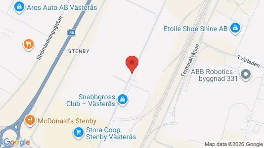 Industrilokaler att hyra i Västerås - Bild från Google Street View