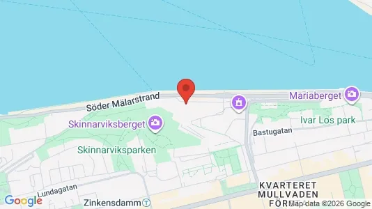 Kontorslokaler att hyra i Södermalm - kort over placeringen