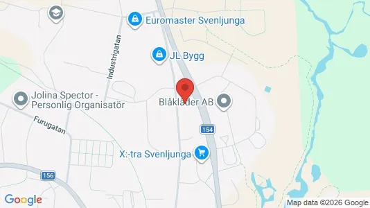 Affärslokaler till försäljning i Svenljunga - kort over placeringen