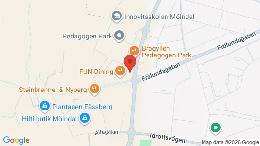 Kontorslokaler att hyra i Mölndal - Bild från Google Street View