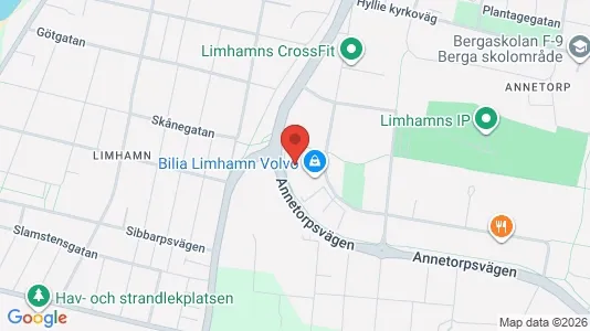 Lagerlokaler att hyra i Limhamn/Bunkeflo - kort over placeringen