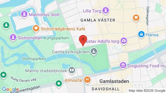 Kontorslokaler att hyra i Malmö Centrum - kort over placeringen