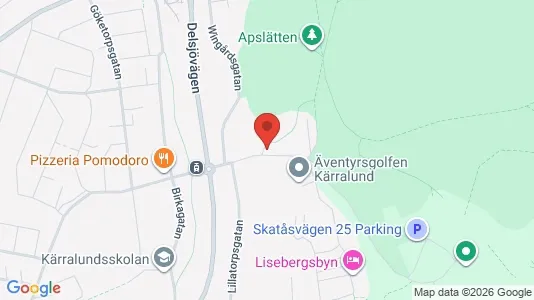 Affärslokaler att hyra i Örgryte-Härlanda - kort over placeringen