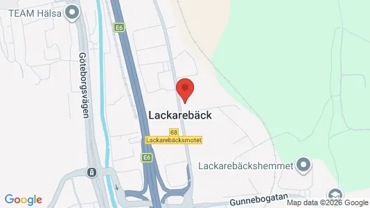 Lagerlokaler att hyra i Mölndal - kort over placeringen
