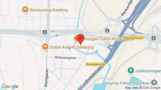Kontorslokaler att hyra i Lundby - kort over placeringen
