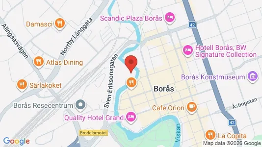 Affärslokaler att hyra i Borås - Bild från Google Street View