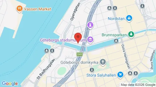 Kontorslokaler att hyra i Göteborg Centrum - kort over placeringen