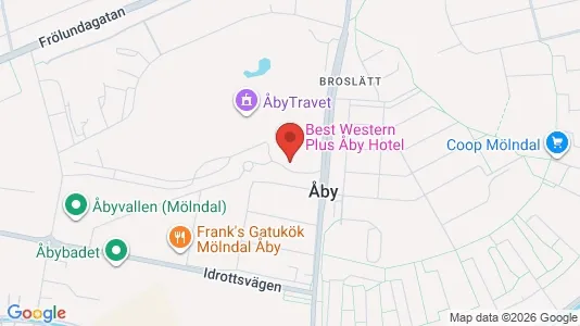 Kontorslokaler att hyra i Mölndal - kort over placeringen