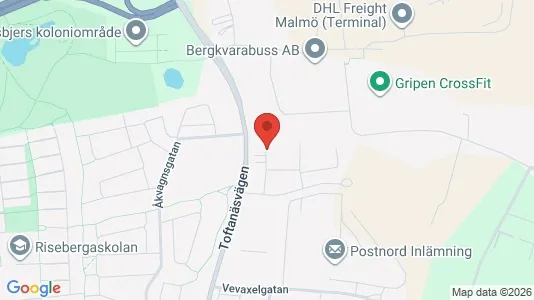 Lagerlokaler att hyra i Husie - Bild från Google Street View