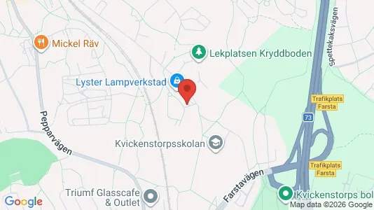 Kontorslokaler att hyra i Söderort - kort over placeringen
