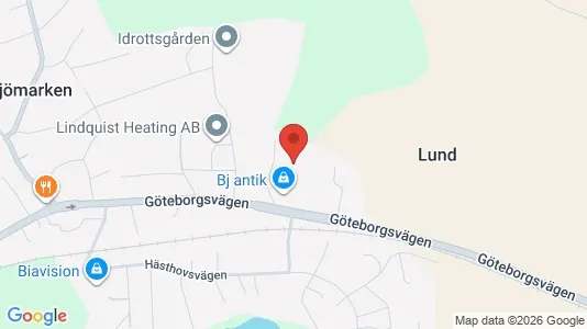 Affärslokaler att hyra i Borås - kort over placeringen