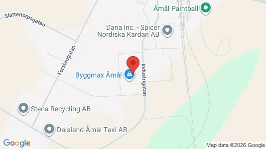 Affärslokaler att hyra i Åmål - Bild från Google Street View