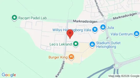Affärslokaler att hyra i Helsingborg - Bild från Google Street View
