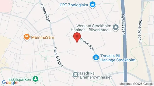 Affärslokaler att hyra i Haninge - Bild från Google Street View