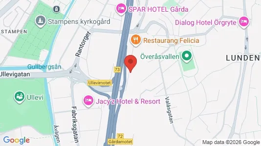 Affärslokaler att hyra i Örgryte-Härlanda - Bild från Google Street View