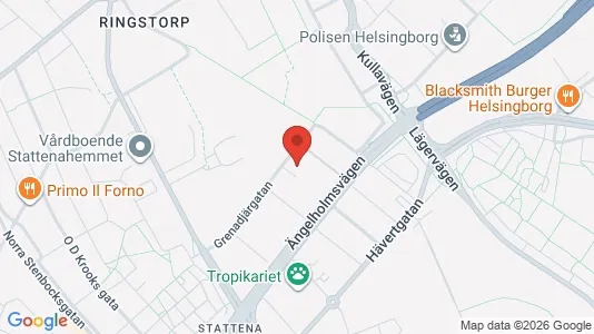Kontorslokaler att hyra i Helsingborg - Bild från Google Street View