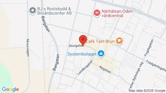 Affärslokaler att hyra i Falköping - Bild från Google Street View