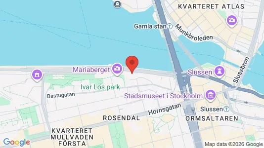 Kontorslokaler att hyra i Södermalm - kort over placeringen