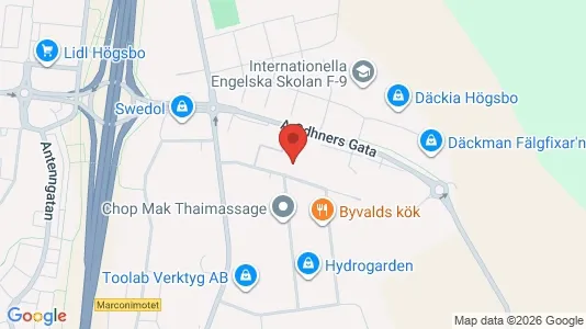 Kontorslokaler att hyra i Askim-Frölunda-Högsbo - kort over placeringen