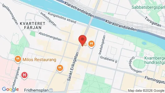 Kontorslokaler att hyra i Kungsholmen - kort over placeringen