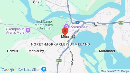 Kontorslokaler att hyra i Mora - Bild från Google Street View
