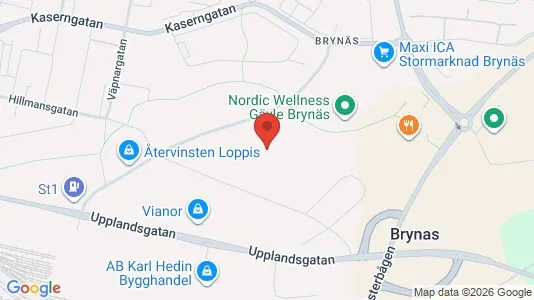 Industrilokaler att hyra i Gävle - Bild från Google Street View