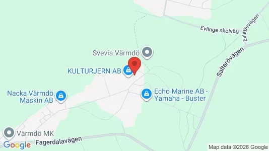 Industrilokaler att hyra i Värmdö - kort over placeringen