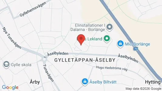 Industrilokaler att hyra i Borlänge - Bild från Google Street View