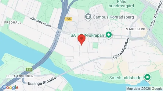 Kontorslokaler att hyra i Kungsholmen - kort over placeringen