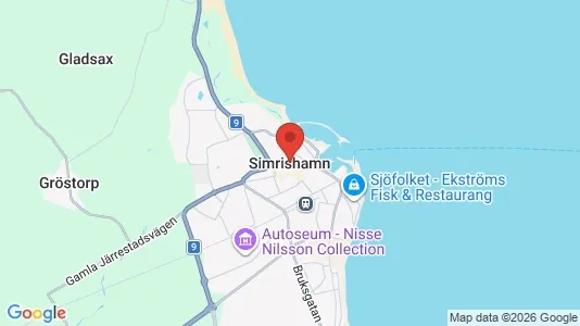 Lagerlokaler till försäljning i Simrishamn - Bild från Google Street View