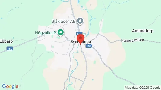 Bostadsfastigheter till försäljning i Svenljunga - kort over placeringen