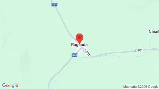 Bostadsfastigheter till försäljning i Ragunda - kort over placeringen